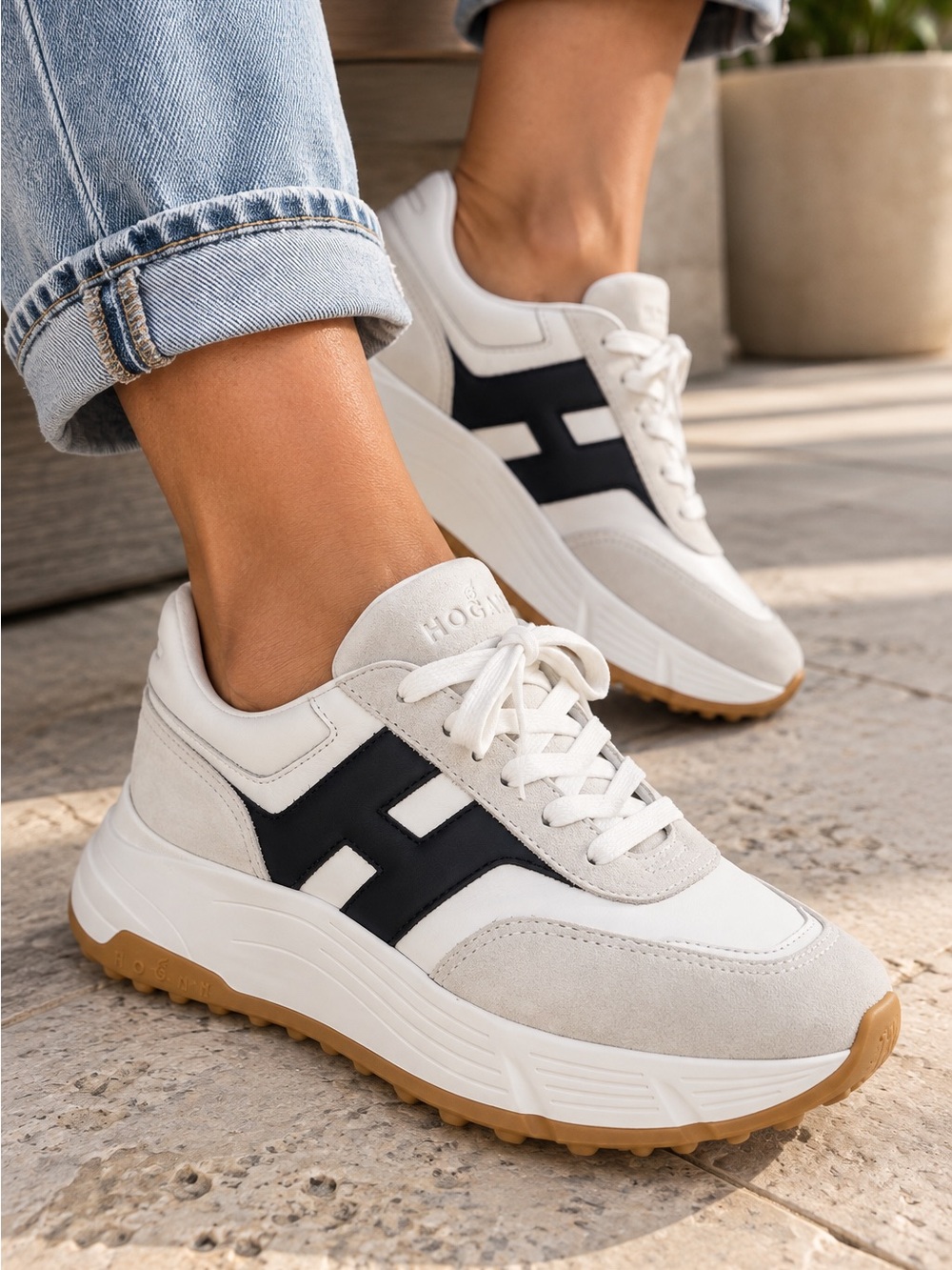 Hogan Hi-Fi Luxury Sneakers women’s size 40 NWOT – Made in Italy